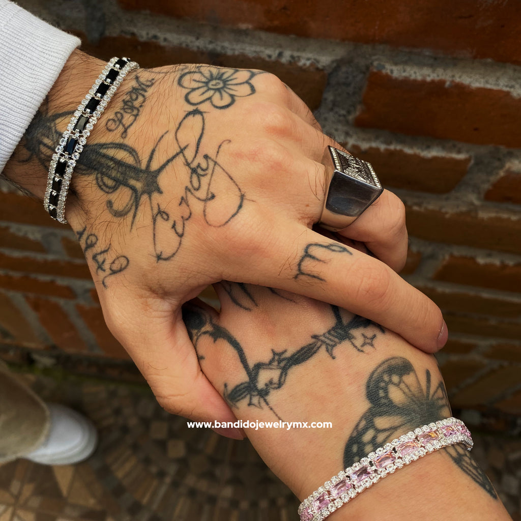 Duo de Baguette Ice Pareja (Negro,Rosa)