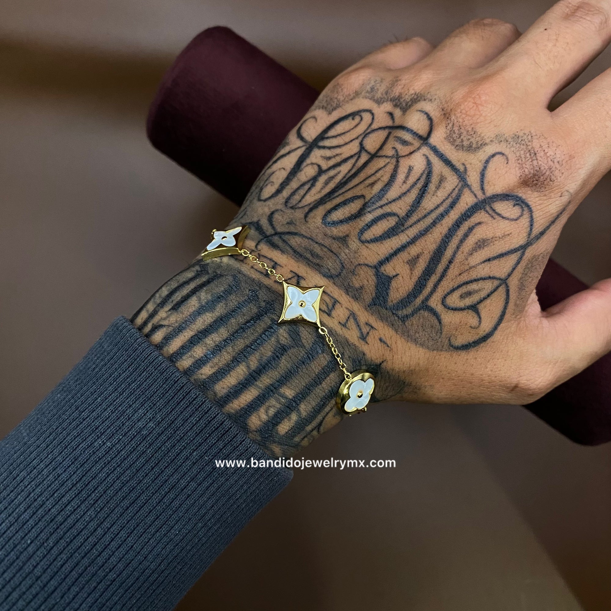 VC Lv Blanco Oro Laminado 18k