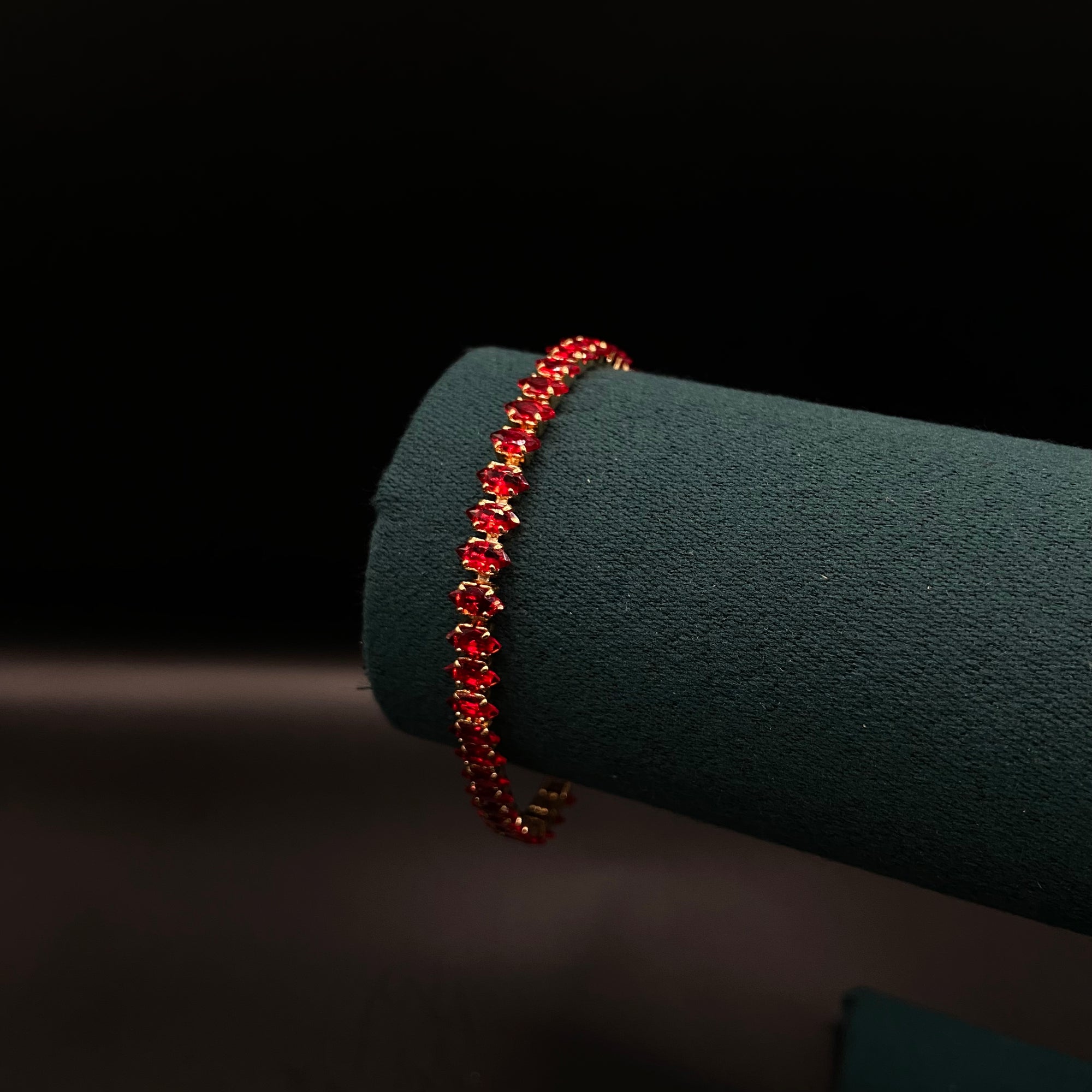 Diamante Rojo Oro Laminado 18k